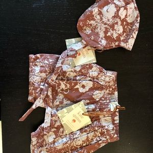 Kate Quinn bloomer and Bonet set. 0-3 months